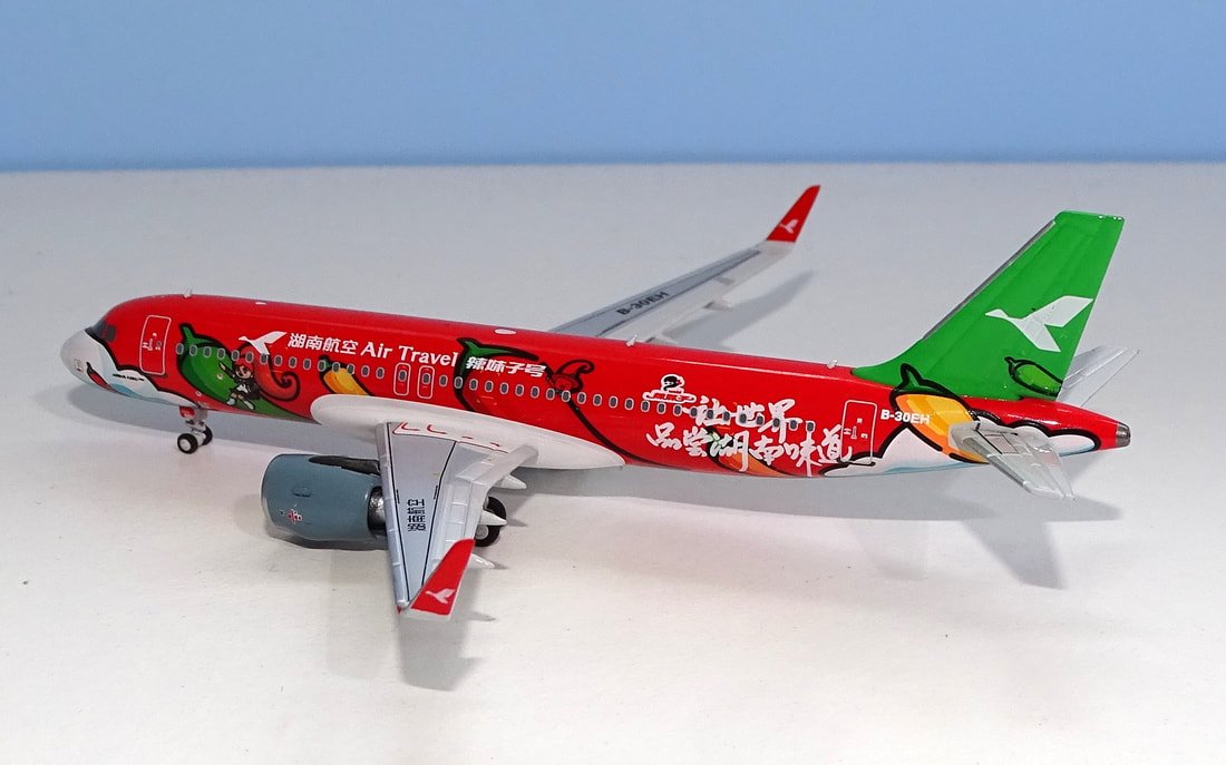 Air Travel Airbus A321neo B-30EH 'Spicy Girls of Hunan' by NG Models 1:400 scale