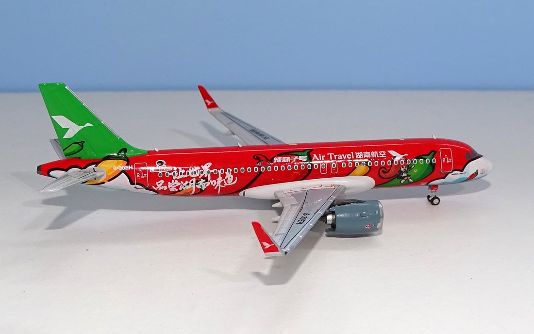 Air Travel Airbus A321neo B-30EH 'Spicy Girls of Hunan' by NG Models 1:400 scale