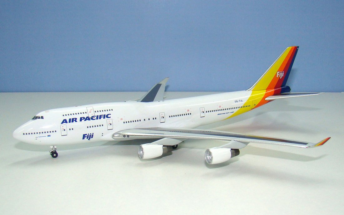 Air Pacific Boeing 747-412 DQ-FJL Witty Wings 1:400 Scale