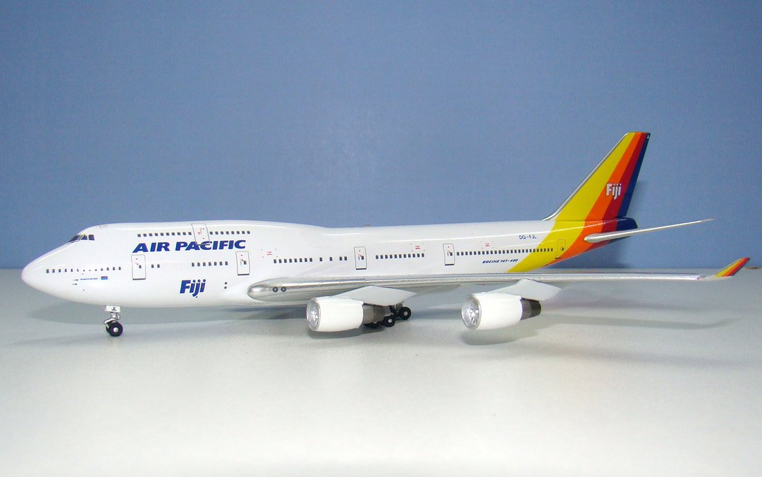 Air Pacific Boeing 747-412 DQ-FJL Witty Wings 1:400 Scale