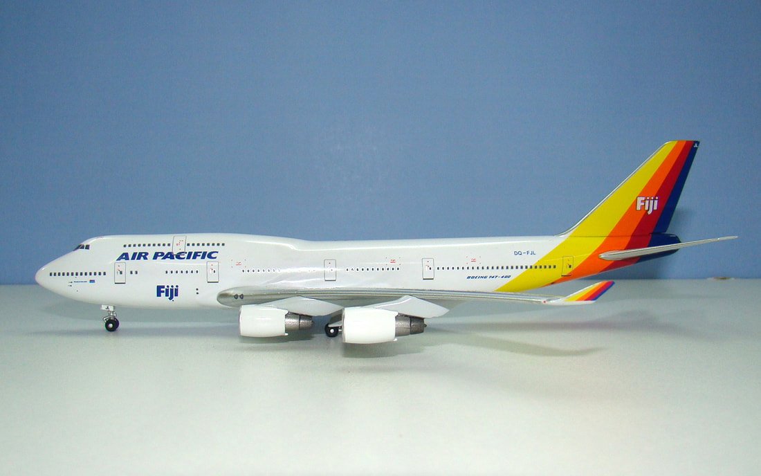 Air Pacific Boeing 747-412 DQ-FJL Witty Wings 1:400 Scale