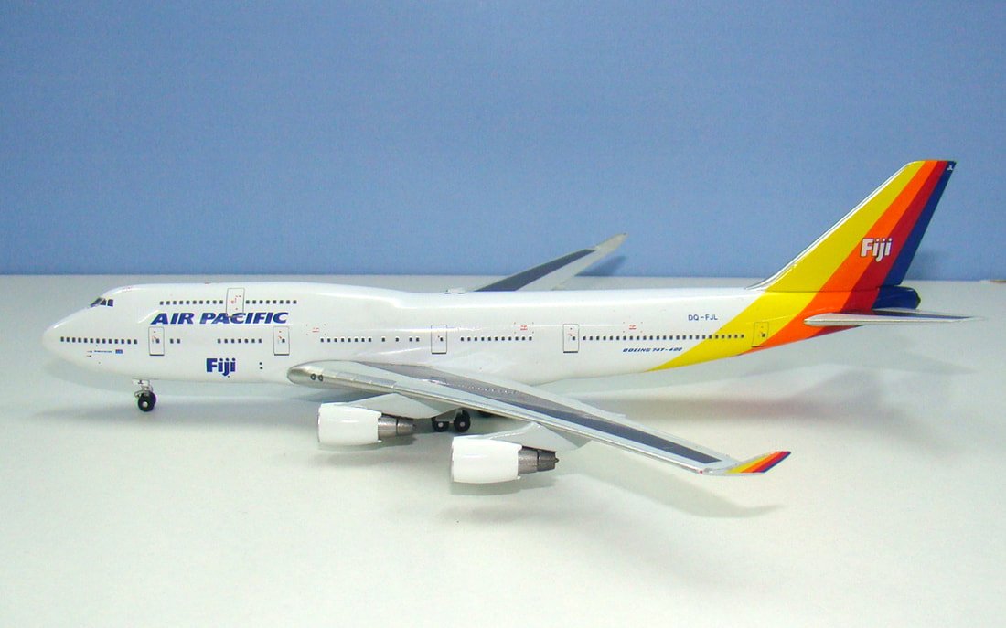 Air Pacific Boeing 747-412 DQ-FJL Witty Wings 1:400 Scale