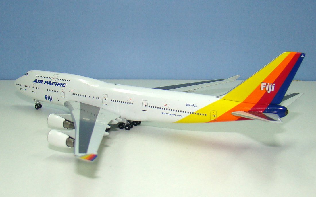 Air Pacific Boeing 747-412 DQ-FJL Witty Wings 1:400 Scale