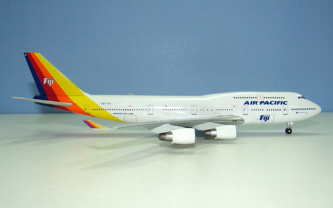 Air Pacific Boeing 747-412 DQ-FJL Witty Wings 1:400 Scale