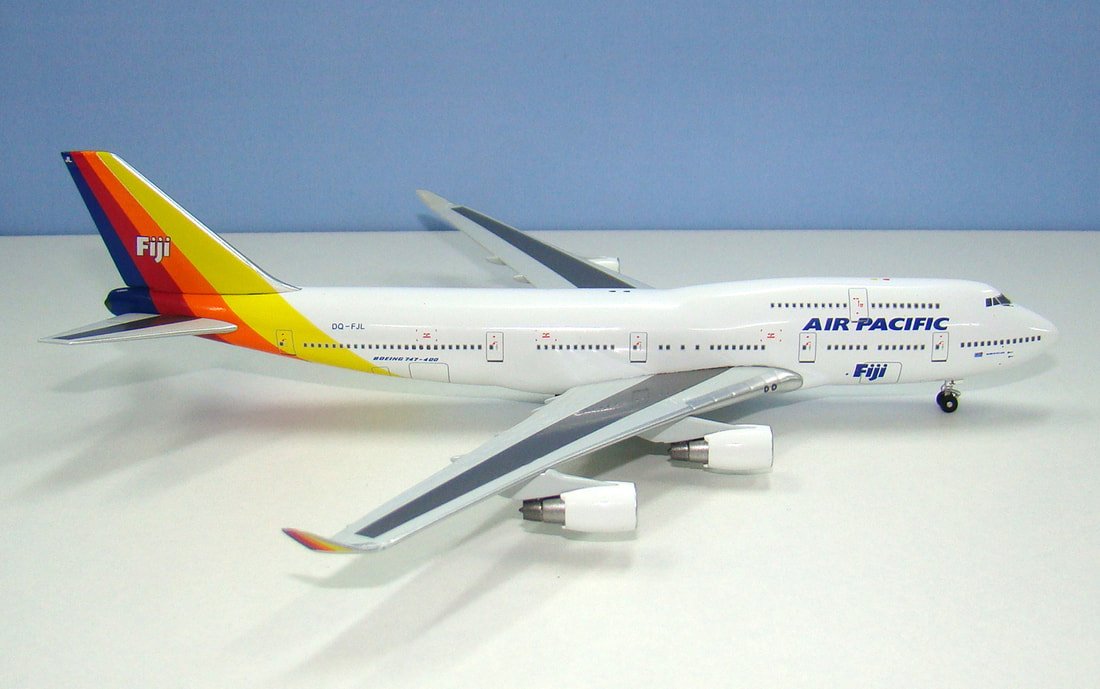 Air Pacific Boeing 747-412 DQ-FJL Witty Wings 1:400 Scale