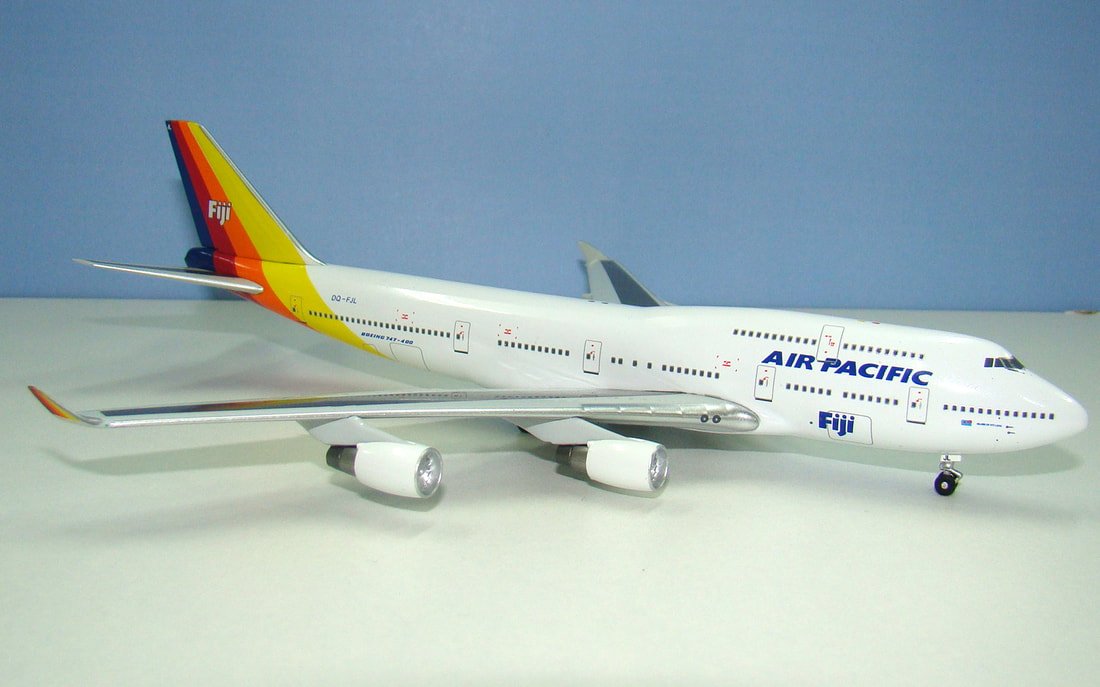 Air Pacific Boeing 747-412 DQ-FJL Witty Wings 1:400 Scale