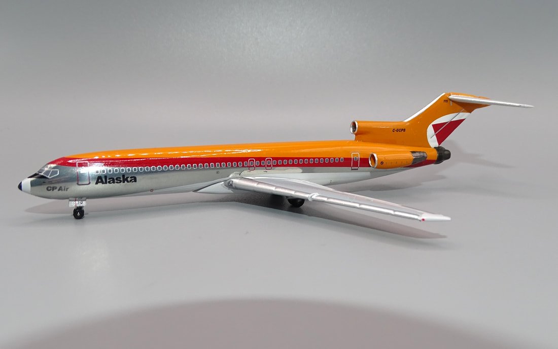 Alaska Airlines Boeing 727-217Adv C-GCPB (leased from CP Air) by Aeroclassics 1:400 Scale