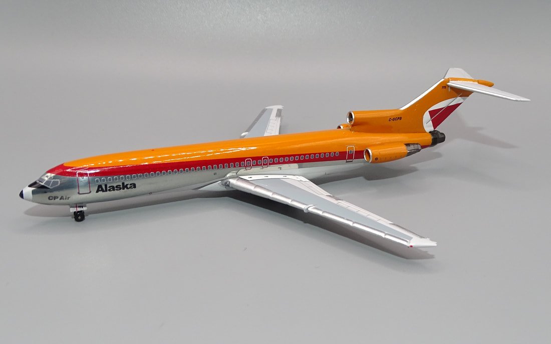 Alaska Airlines Boeing 727-217Adv C-GCPB (leased from CP Air) by Aeroclassics 1:400 Scale