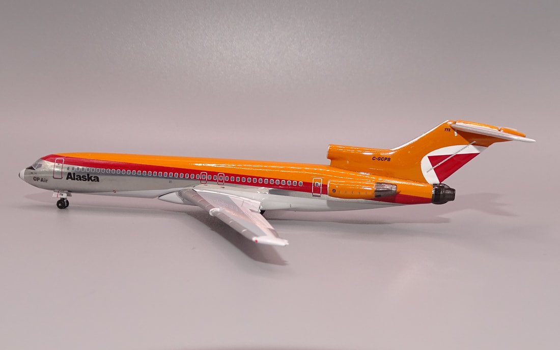 Alaska Airlines Boeing 727-217Adv C-GCPB (leased from CP Air) by Aeroclassics 1:400 Scale