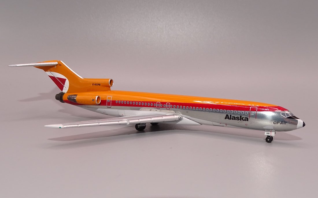 Alaska Airlines Boeing 727-217Adv C-GCPB (leased from CP Air) by Aeroclassics 1:400 Scale