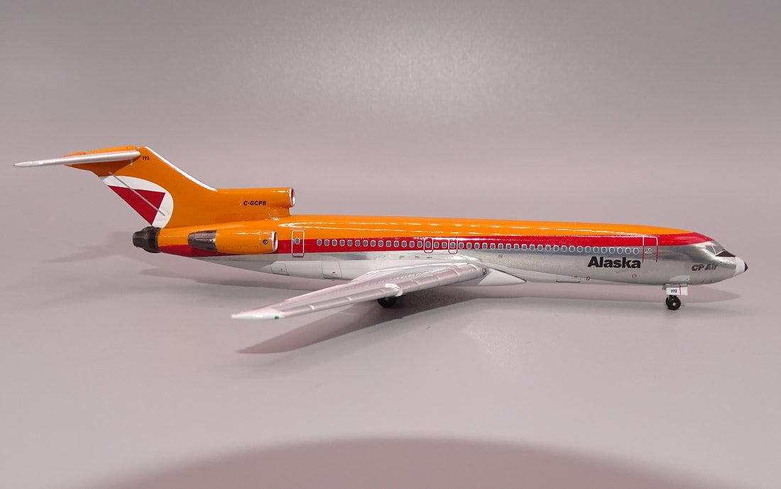 Alaska Airlines Boeing 727-217Adv C-GCPB (leased from CP Air) by Aeroclassics 1:400 Scale
