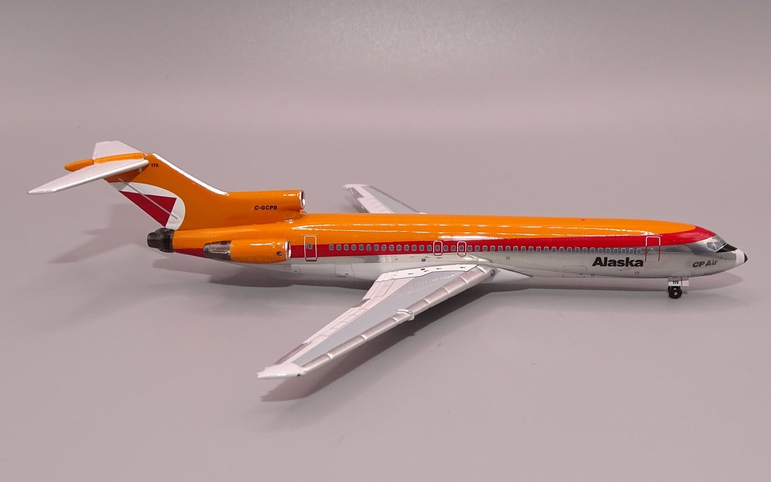 Alaska Airlines Boeing 727-217Adv C-GCPB (leased from CP Air) by Aeroclassics 1:400 Scale