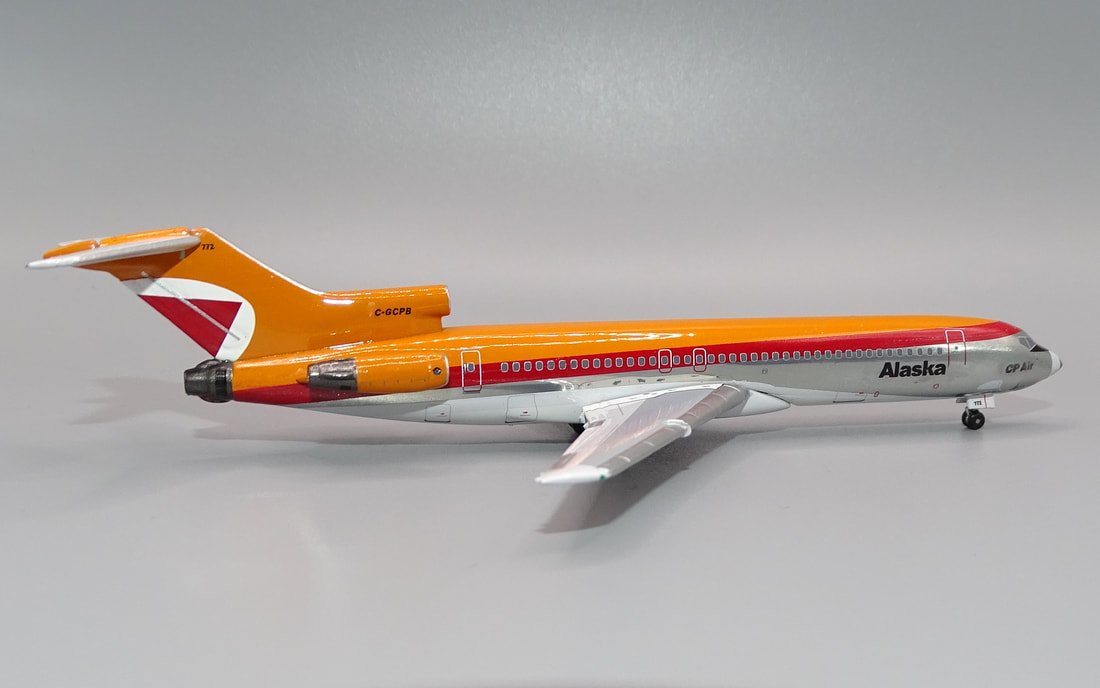 Alaska Airlines Boeing 727-217Adv C-GCPB (leased from CP Air) by Aeroclassics 1:400 Scale