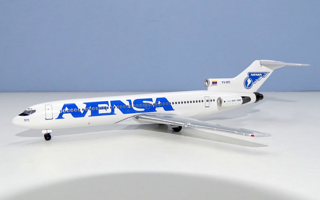 AVENSA Boeing 727-200Adv YV-97C Aeroclassics 1:400 Scale Model Airliner