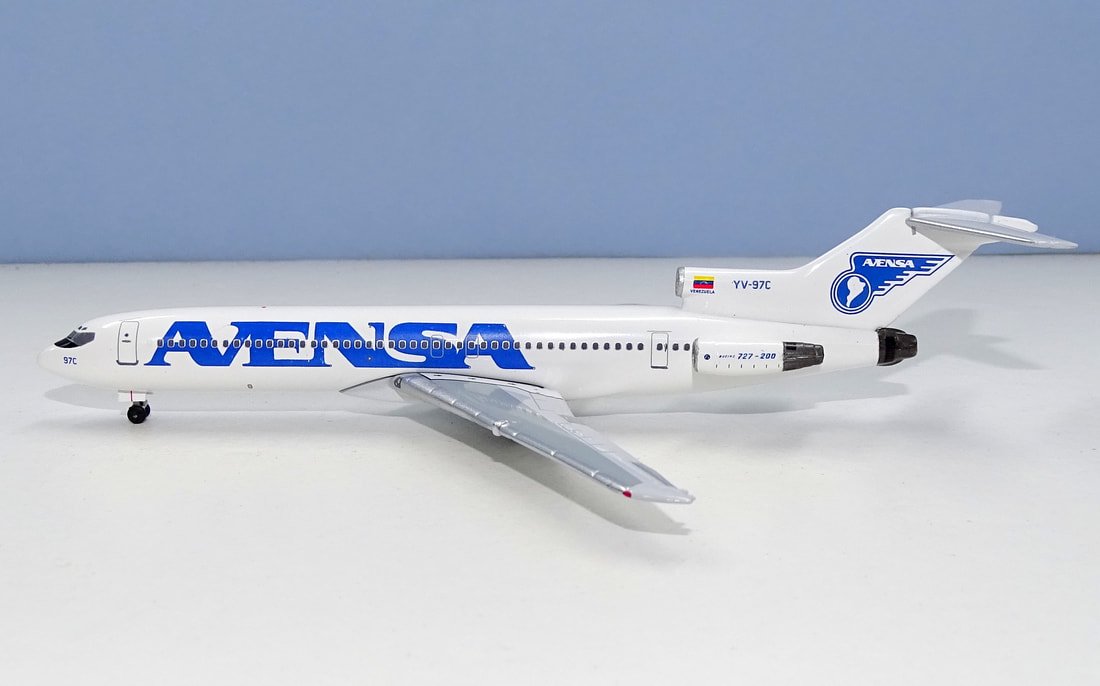 AVENSA Boeing 727-200Adv YV-97C Aeroclassics 1:400 Scale Model Airliner
