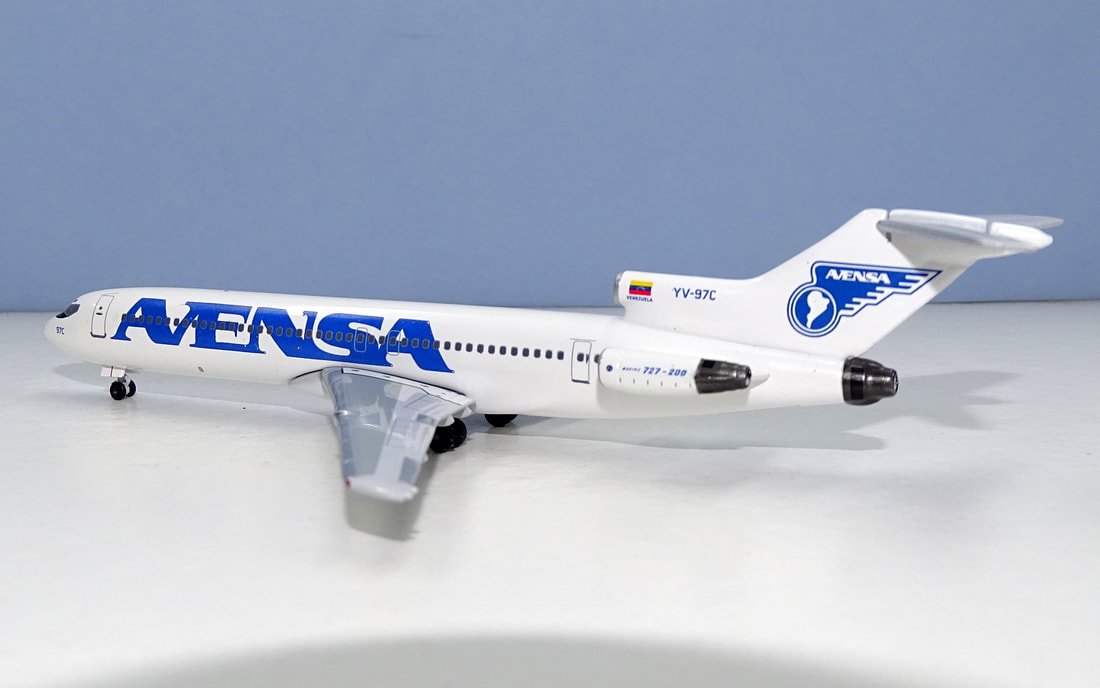 AVENSA Boeing 727-200Adv YV-97C Aeroclassics 1:400 Scale Model Airliner