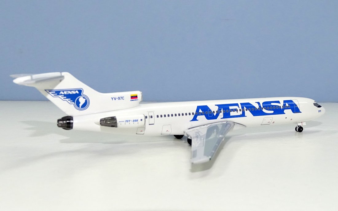 AVENSA Boeing 727-200Adv YV-97C Aeroclassics 1:400 Scale Model Airliner