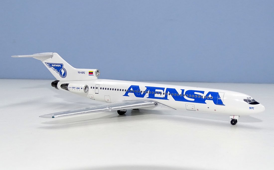 AVENSA Boeing 727-200Adv YV-97C Aeroclassics 1:400 Scale Model Airliner