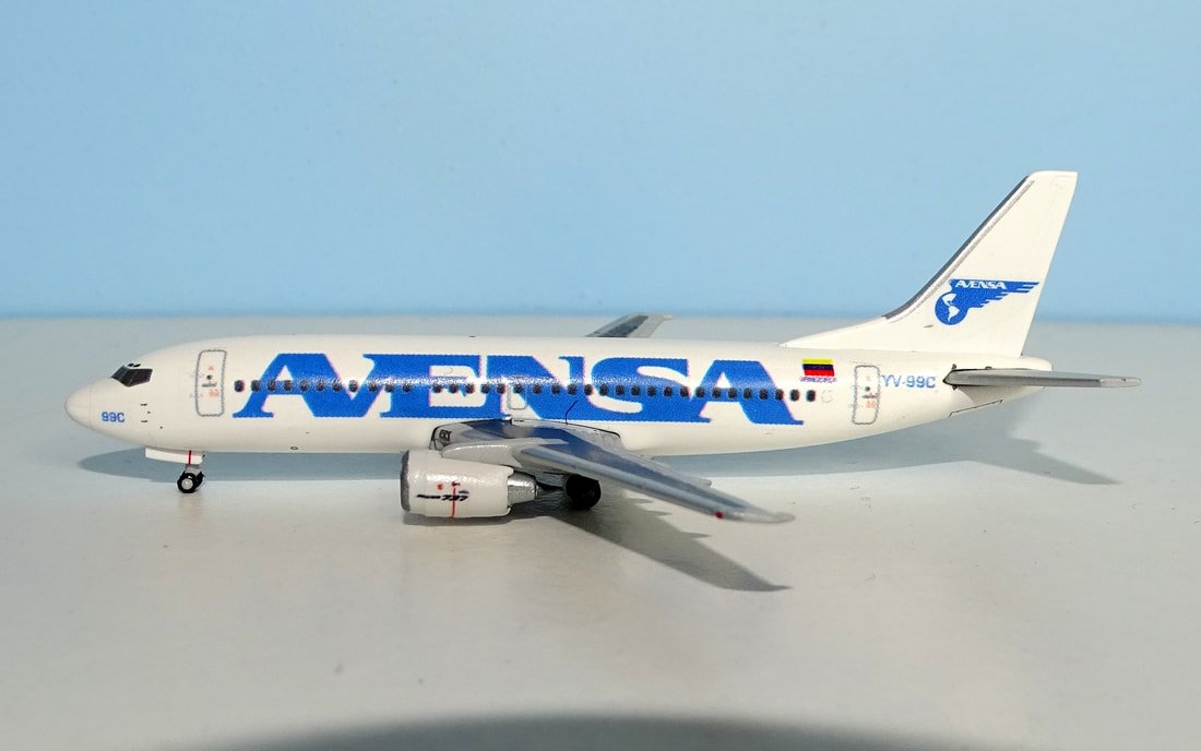 AVENSA Boeing 737-3Y0 YV-99C by JAZ Customs 1:400 Scale (JC Wings donor)