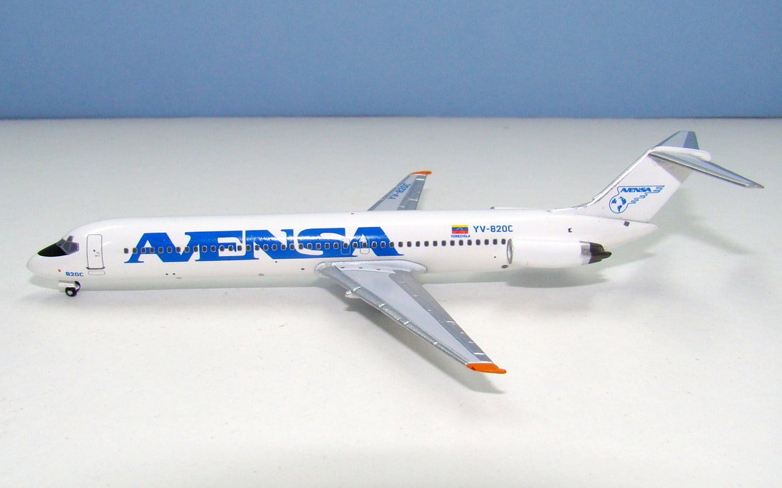 AVENSA Douglas DC-9-51 YV-820C Aeroclassics 1:400 Scale Model Airliner