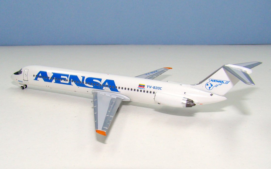 AVENSA Douglas DC-9-51 YV-820C Aeroclassics 1:400 Scale Model Airliner