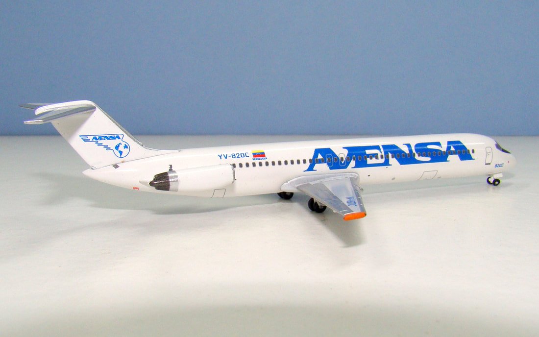 AVENSA Douglas DC-9-51 YV-820C Aeroclassics 1:400 Scale Model Airliner
