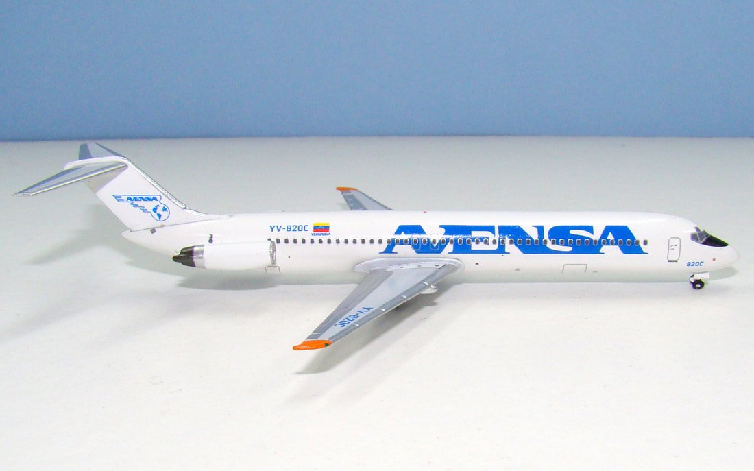 AVENSA Douglas DC-9-51 YV-820C Aeroclassics 1:400 Scale Model Airliner