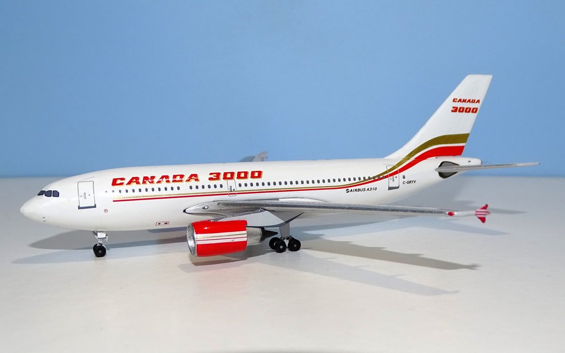 Canada 3000 Airbus A310 C-GRYV 1:400 Scale by Aeroclassics