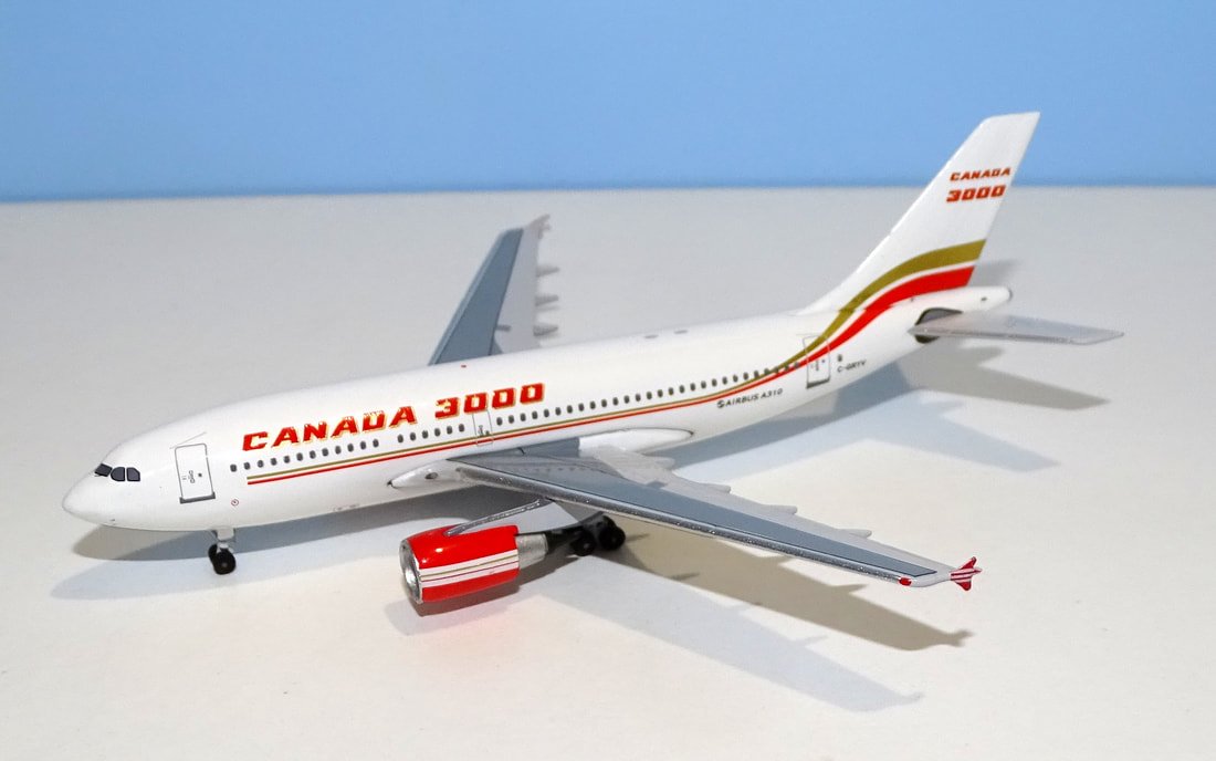 Canada 3000 Airbus A310 C-GRYV 1:400 Scale by Aeroclassics