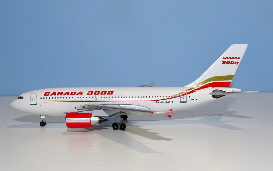 Canada 3000 Airbus A310 C-GRYV 1:400 Scale by Aeroclassics