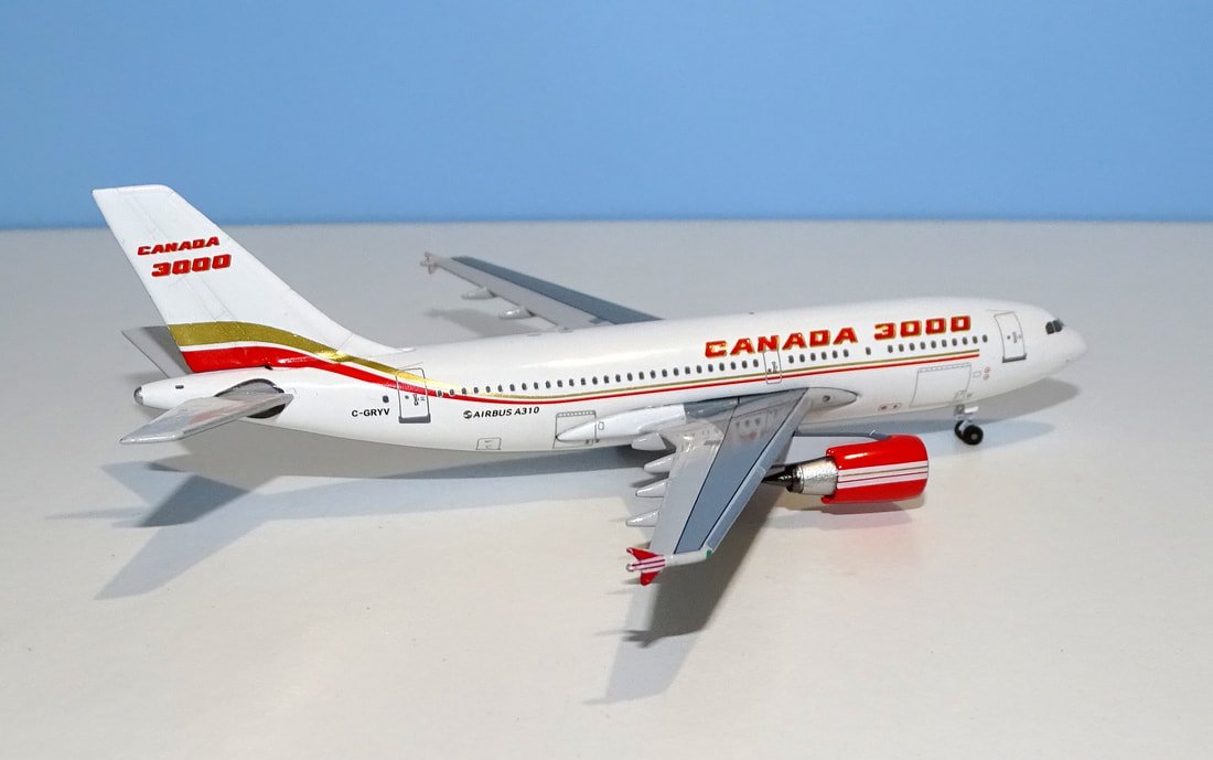Canada 3000 Airbus A310 C-GRYV 1:400 Scale by Aeroclassics