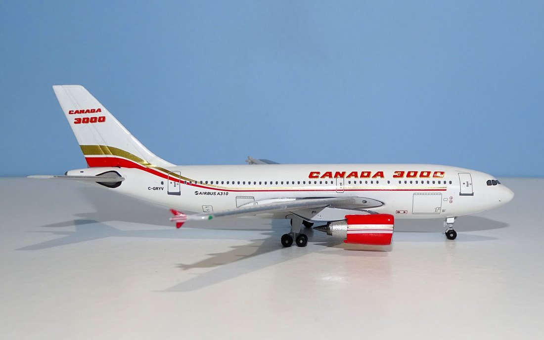 Canada 3000 Airbus A310 C-GRYV 1:400 Scale by Aeroclassics