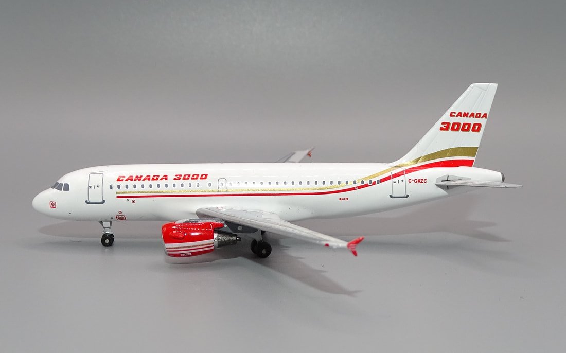 Canada 3000 Airbus A319 C-GKZC 1:400 Scale by Aeroclassics