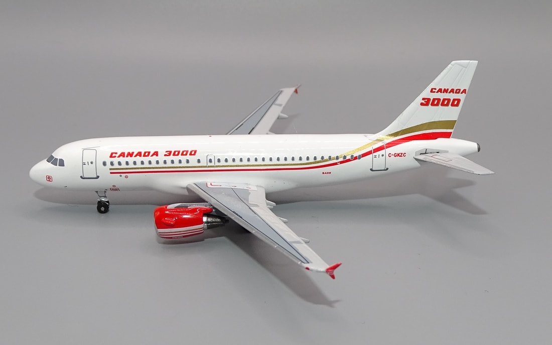 Canada 3000 Airbus A319 C-GKZC 1:400 Scale by Aeroclassics