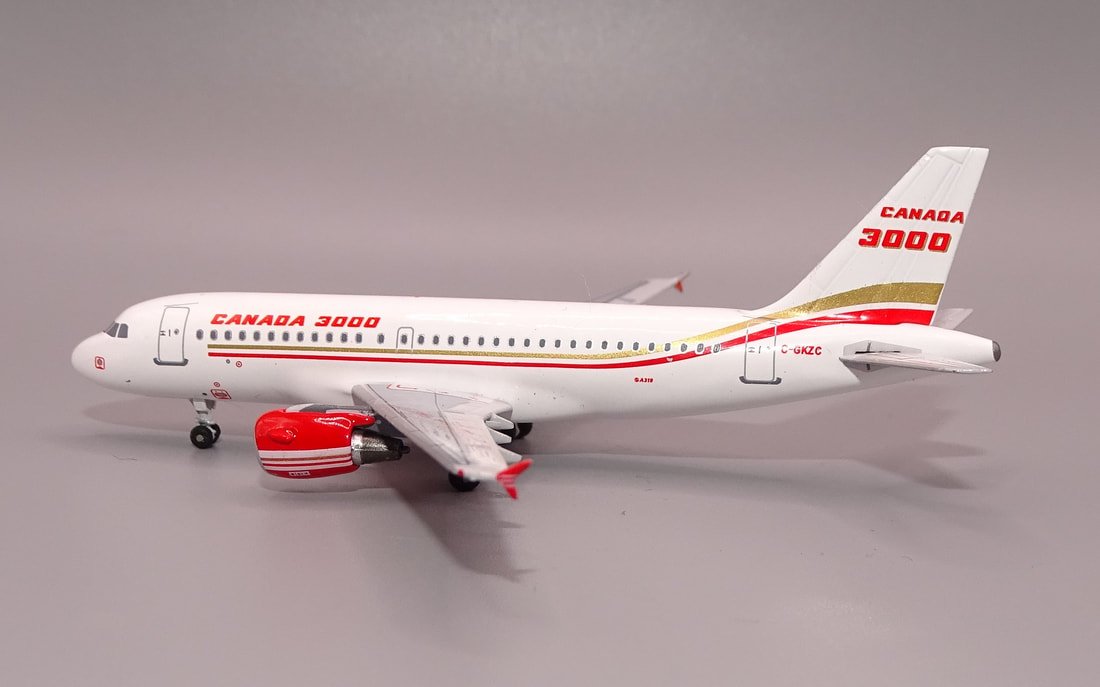 Canada 3000 Airbus A319 C-GKZC 1:400 Scale by Aeroclassics