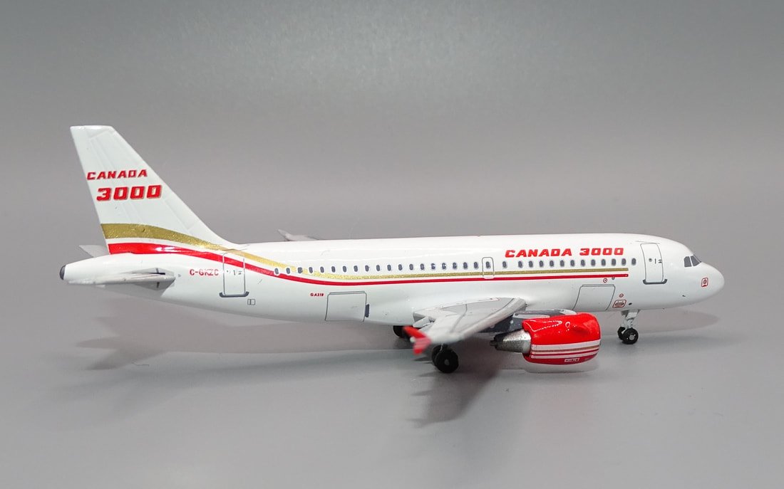 Canada 3000 Airbus A319 C-GKZC 1:400 Scale by Aeroclassics