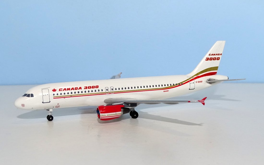 Canada 3000 Airbus A320 C-GVXF by Aeroclassics - 1:400 Scale