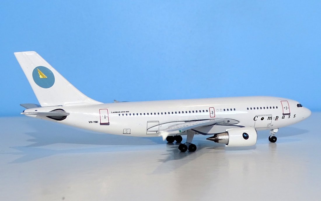 Compass Airlines Airbus A310-304 VH-YMI by Aeroclassics - 1:400 Scale