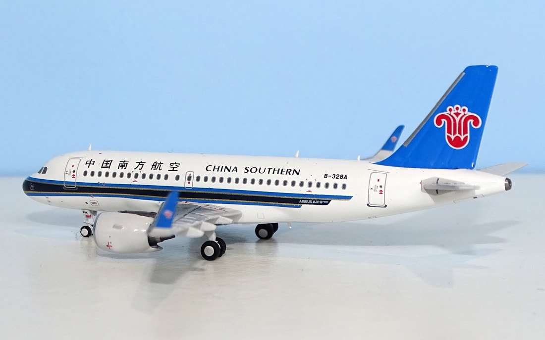 China Southern Airlines Airbus A319-153NEO B-328A by Panda Models