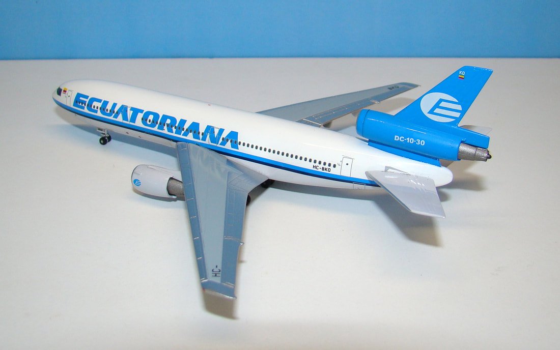Ecuatoriana McDonnell Douglas DC-10-30 HC-BKO Aeroclassics 1:400 Scale Model Airliner
