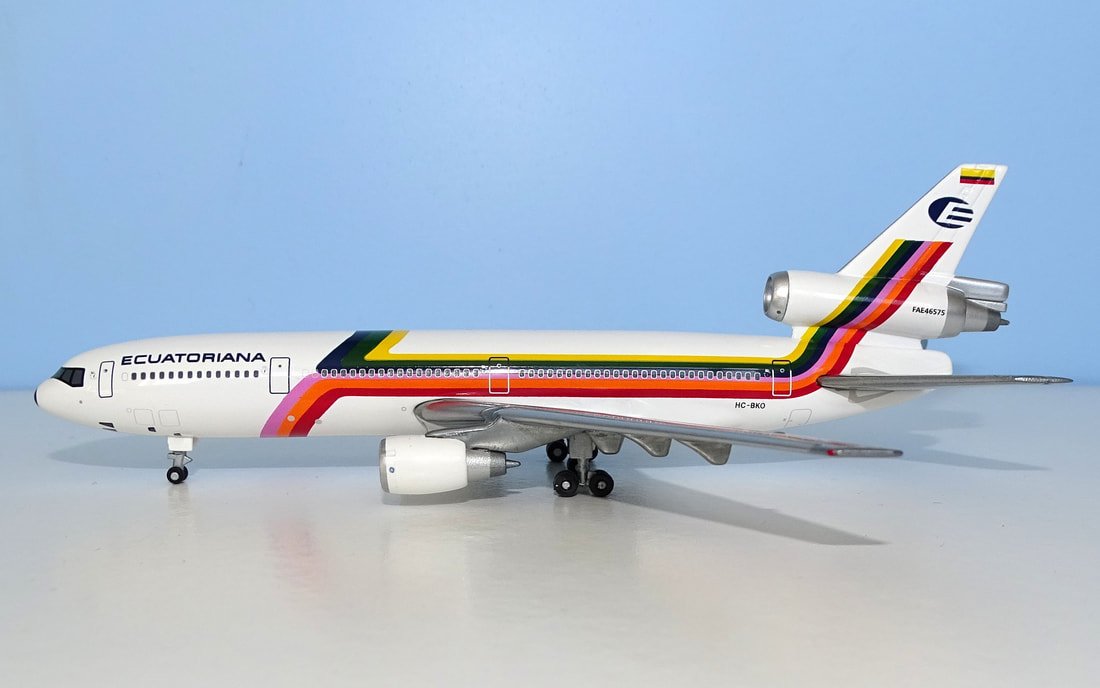 Ecuatoriana DC-10-30 HC-BKO Gemini Jets 1:400 Scale