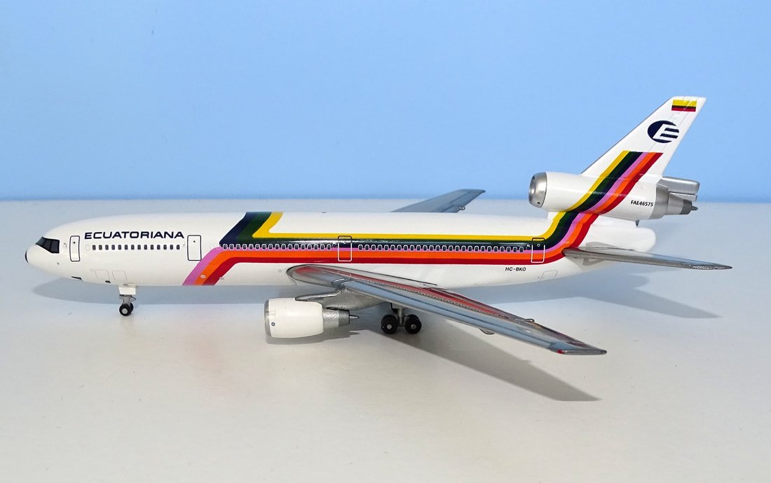 Ecuatoriana DC-10-30 HC-BKO Gemini Jets 1:400 Scale