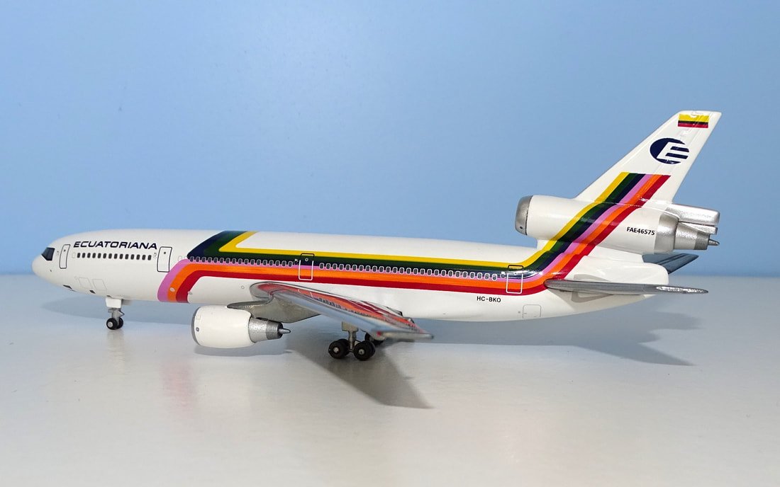 Ecuatoriana DC-10-30 HC-BKO Gemini Jets 1:400 Scale