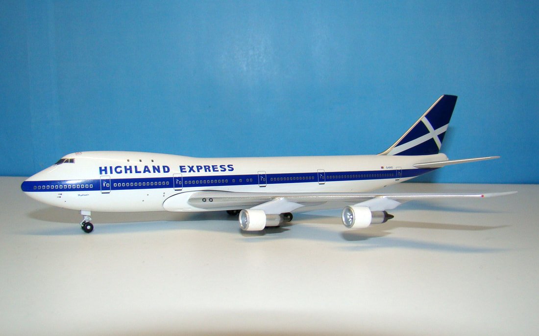 Highland Express Boeing 747-123 G-HIHO - Aeroclassics 1:400 Scale