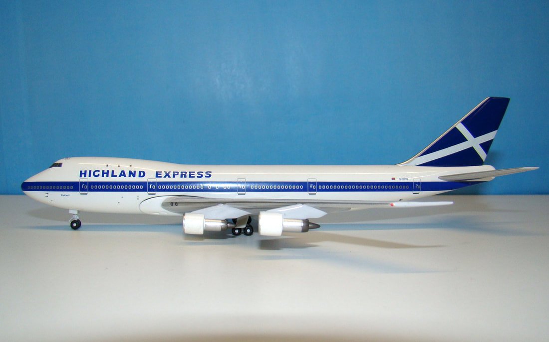 Highland Express Boeing 747-123 G-HIHO - Aeroclassics 1:400 Scale