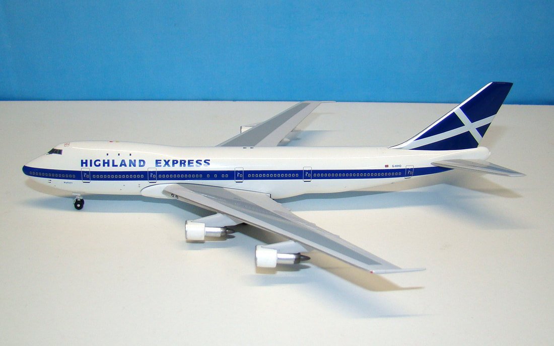 Highland Express Boeing 747-123 G-HIHO - Aeroclassics 1:400 Scale