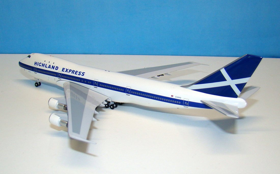 Highland Express Boeing 747-123 G-HIHO - Aeroclassics 1:400 Scale