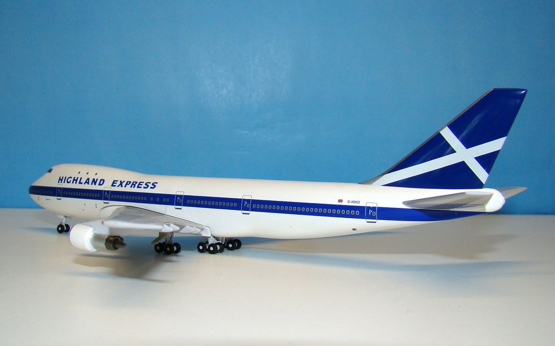 Highland Express Boeing 747-123 G-HIHO - Aeroclassics 1:400 Scale