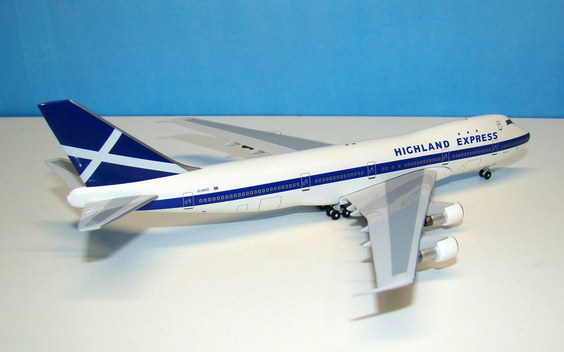 Highland Express Boeing 747-123 G-HIHO - Aeroclassics 1:400 Scale
