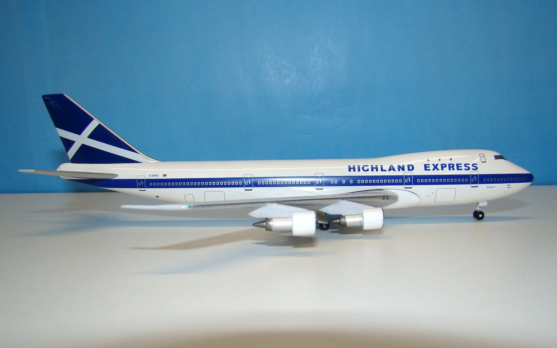 Highland Express Boeing 747-123 G-HIHO - Aeroclassics 1:400 Scale